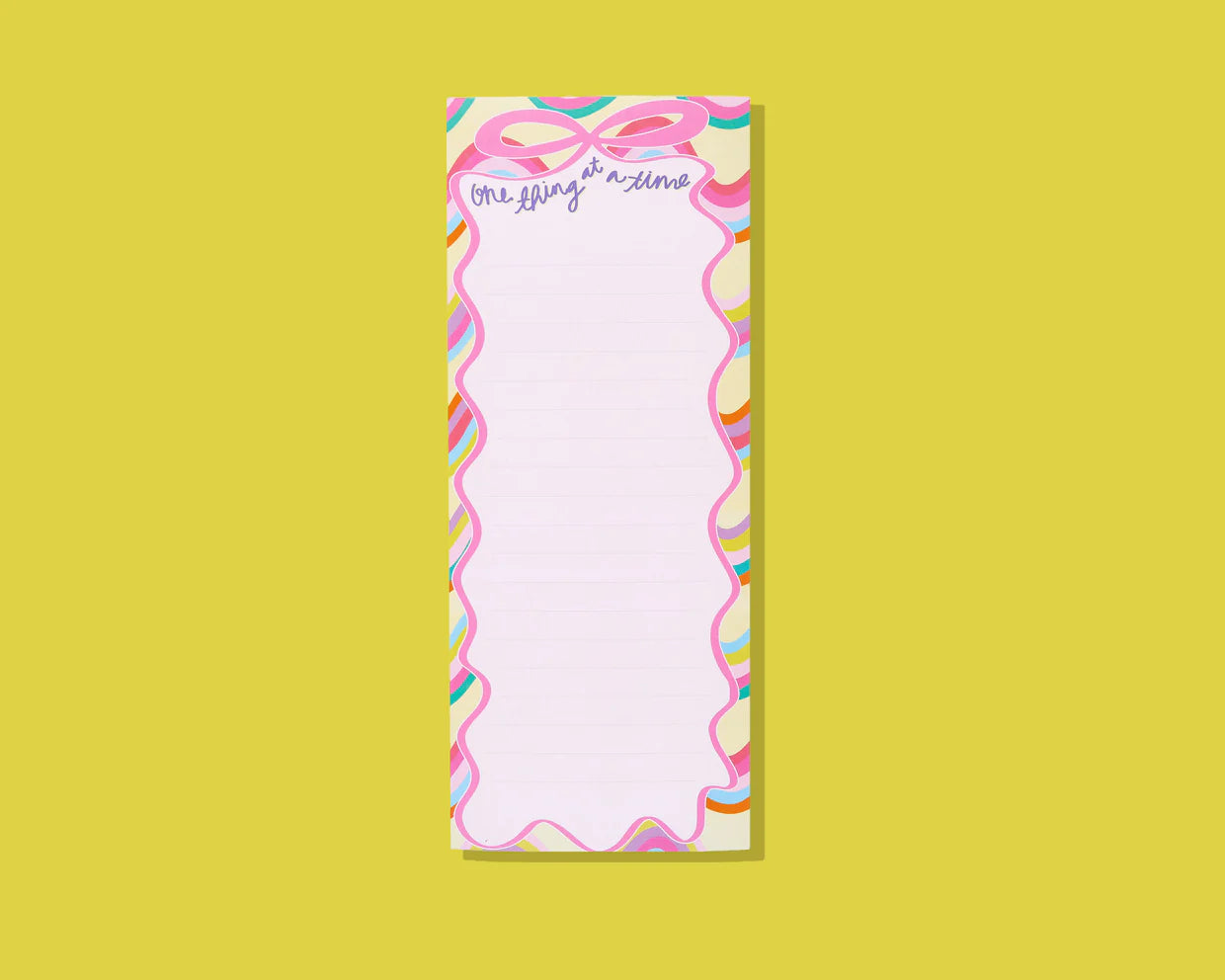 ONE THING AT A TIME NOTEPAD