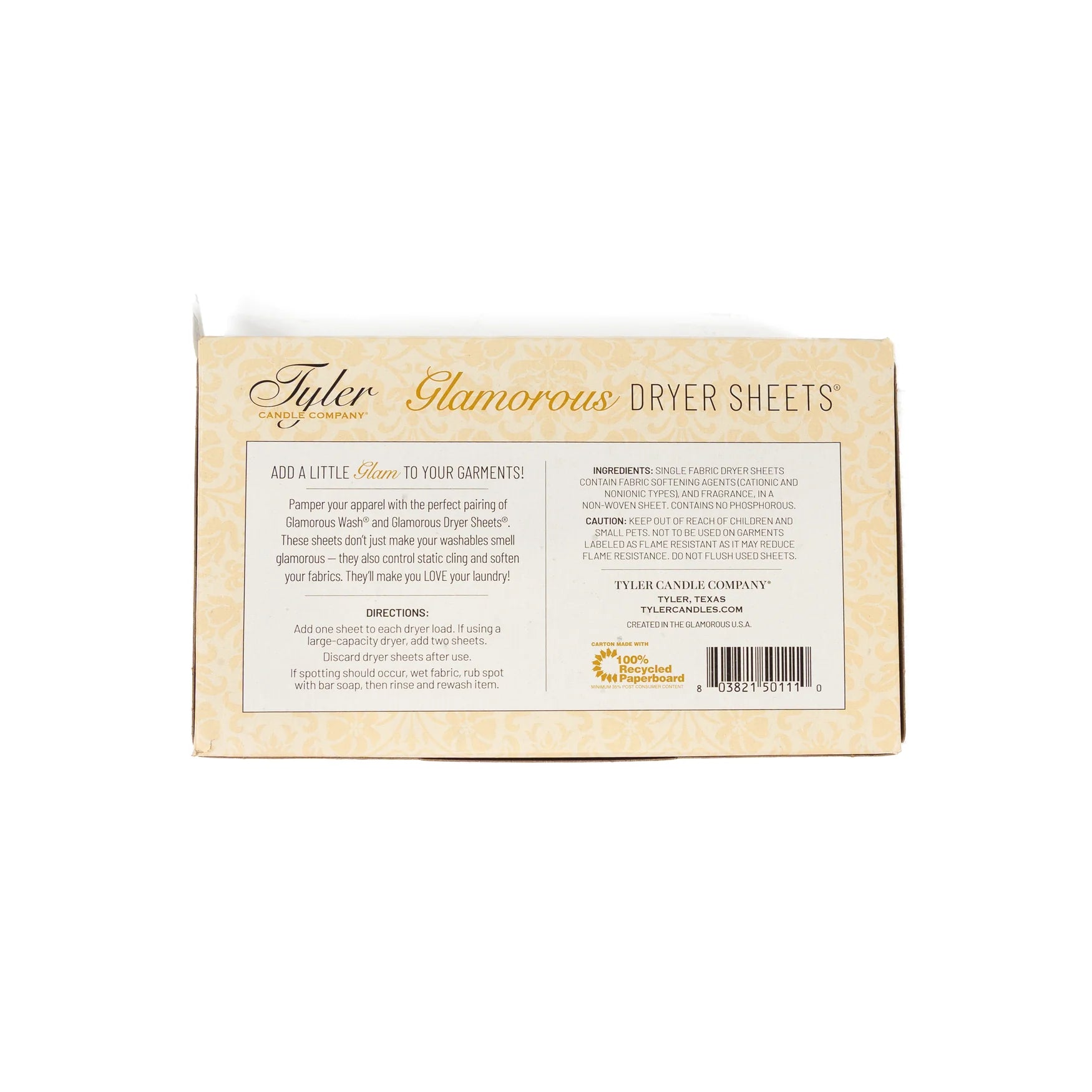 TYLER-DIVA DRYER SHEETS