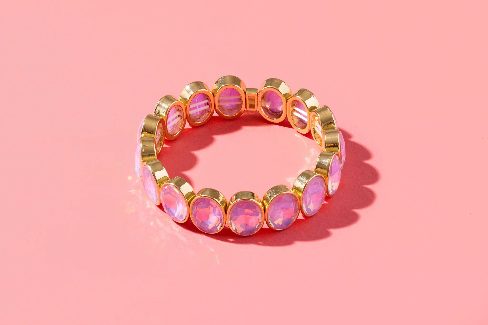 OLIVIA BRACELET-GOLD PINK