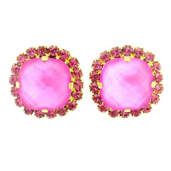 CAMBRIE EARRINGS-PINK