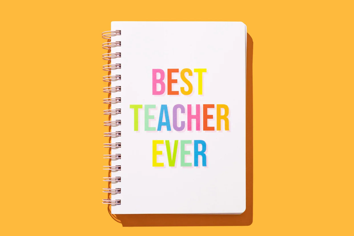 BEST TEACHER EVER SPIRAL NOTEBOOK