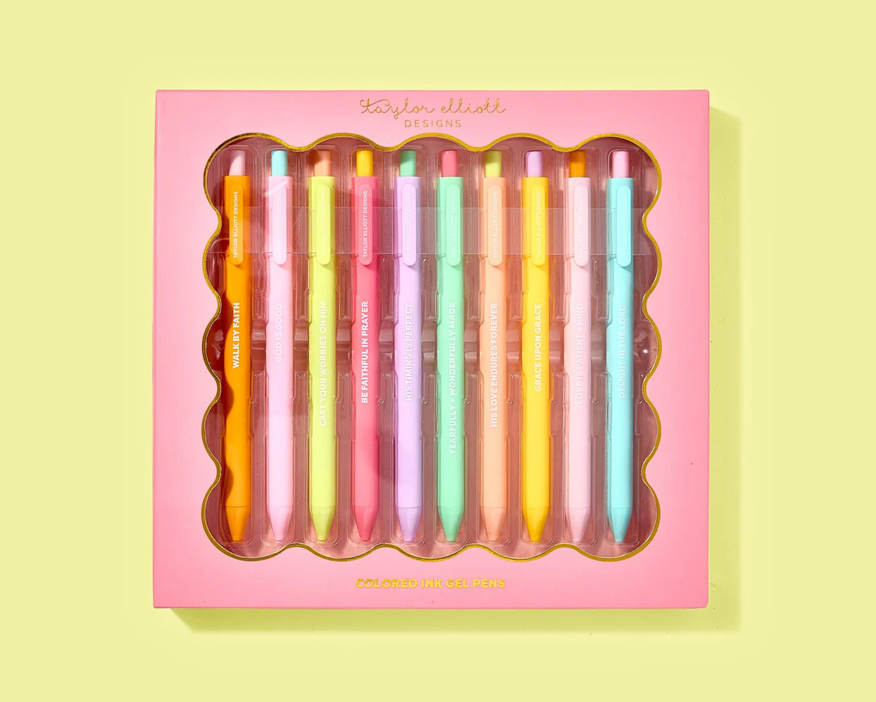 GEL PEN SET-MOTIVATIONAL-FAITH