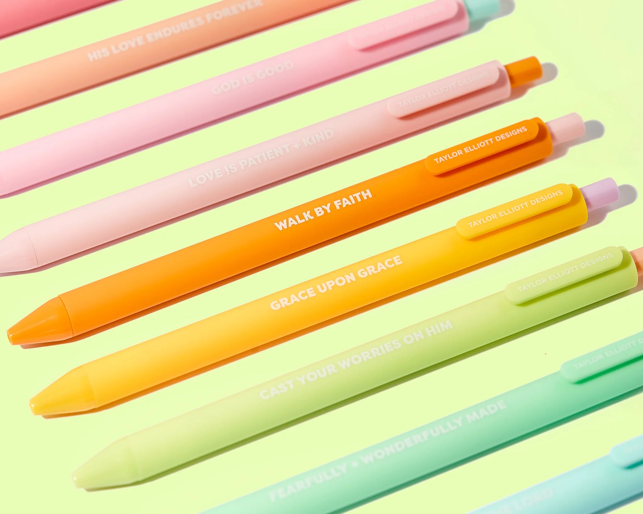 GEL PEN SET-MOTIVATIONAL-FAITH