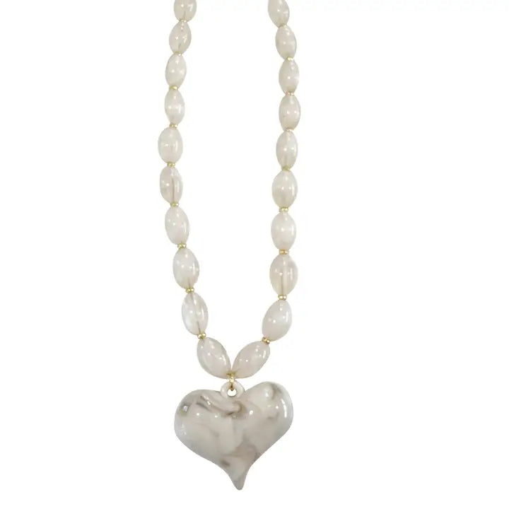 ROXIE NECKLACE-CREAM