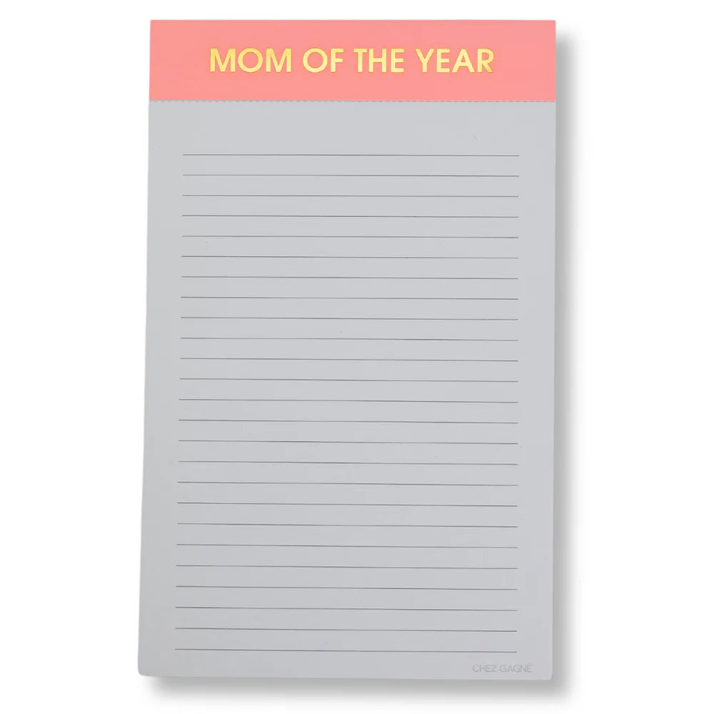 MOM OF THE YEAR NOTEPAD