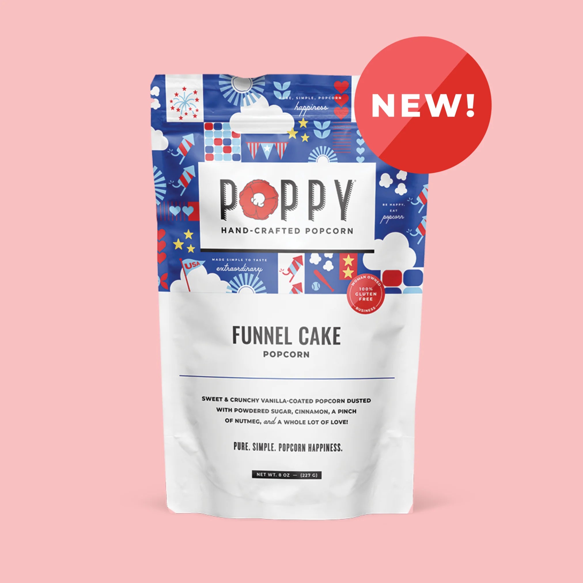 POPPY HANDCRAFTED POPCORN-FUNNEL CAKE