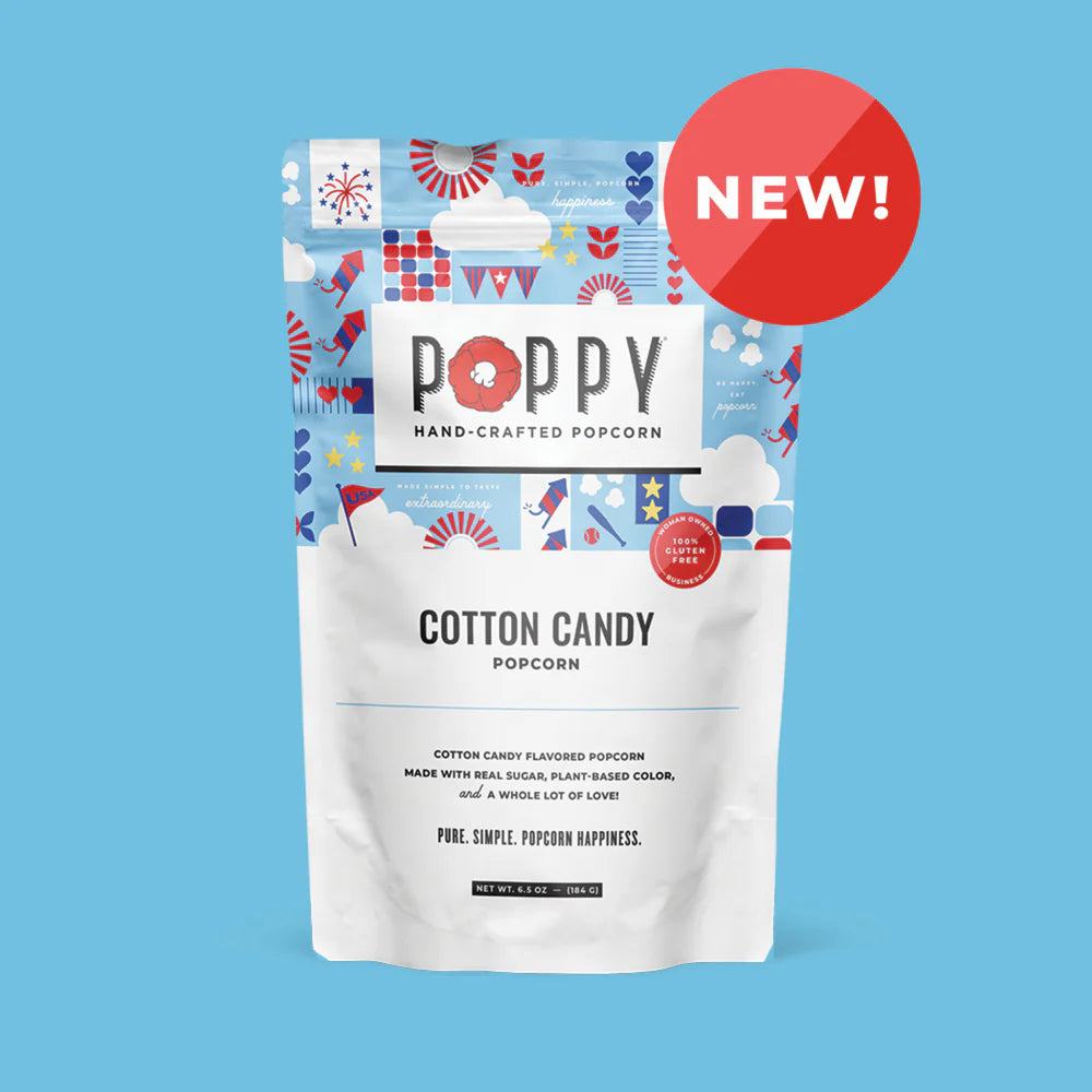 POPPY HANDCRAFTED POPCORN-COTTON CANDY