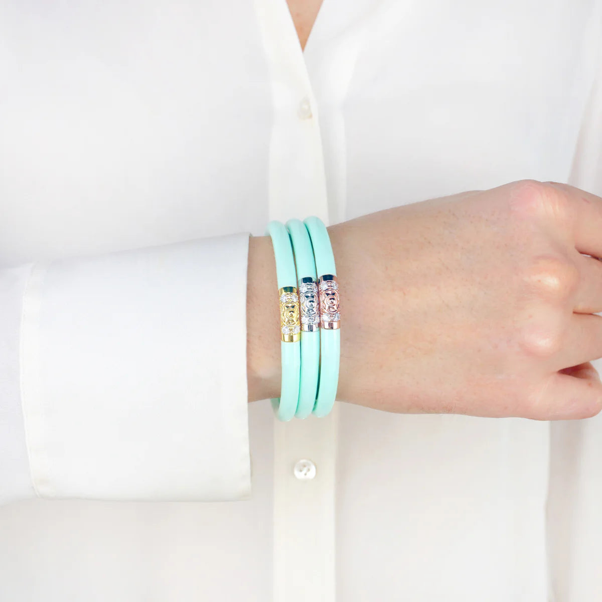 THREE KING ALL WEATHER BANGLES-MINT