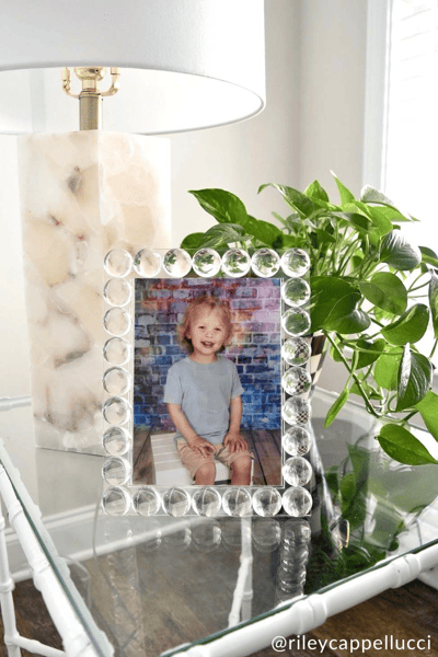 BEADED ACRYLIC FRAME-LARGE