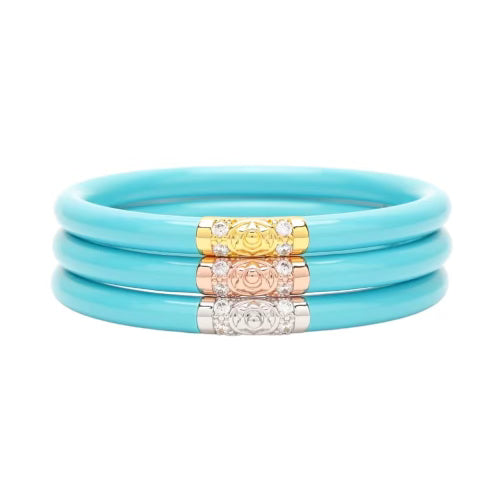 THREE KINGS ALL WEATHER BANGLES TURQUOISE-XL