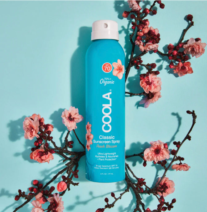 Classic Body Organic Sunscreen Spray SPF 70 - Peach Blossom