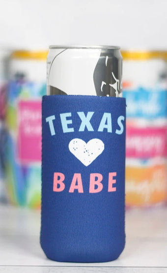 TEXAS BABE SLIM CAN COOLER