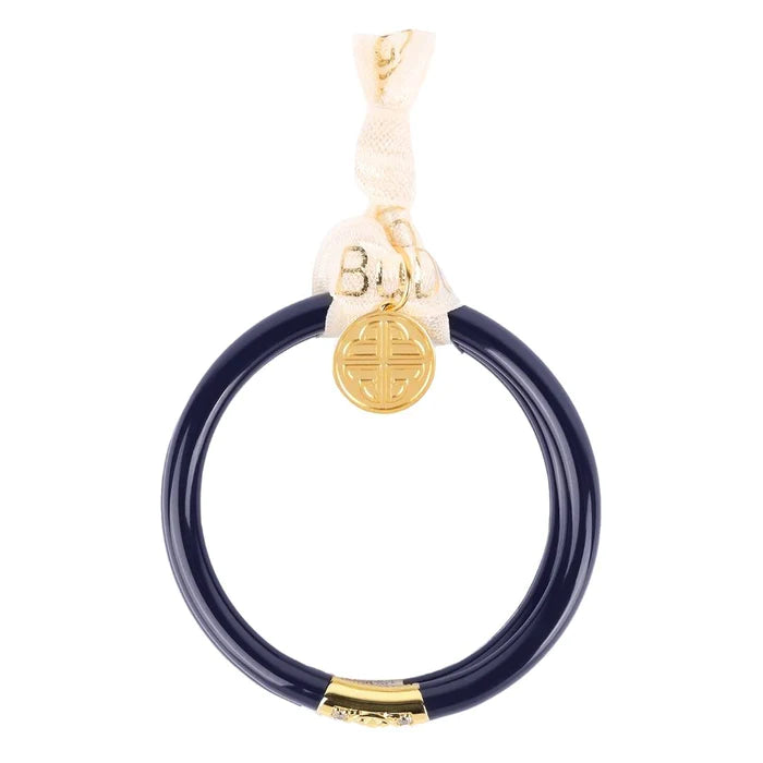 THREE KINGS ALL WEATHER BANGLES NAVY-LARGE