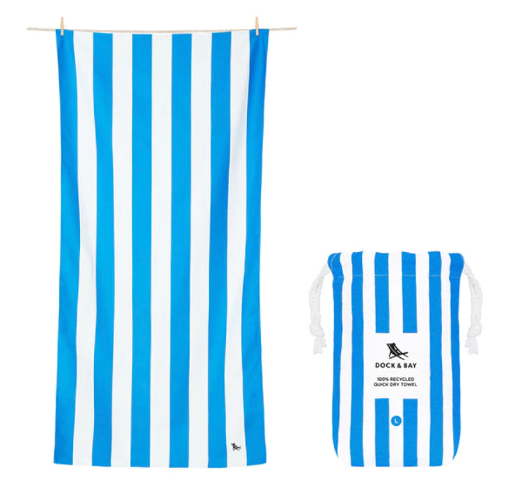 Quick Dry Towels - Cabana - Bondi Blue