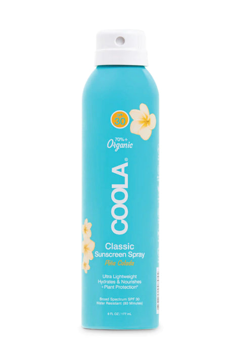 Classic Body Organic Sunscreen Spray SPF 30 - Piña Colada