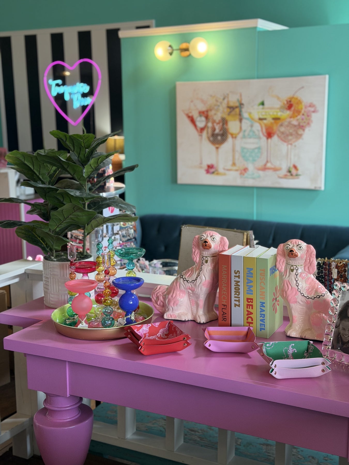 picturr of our new store front. painting and accents