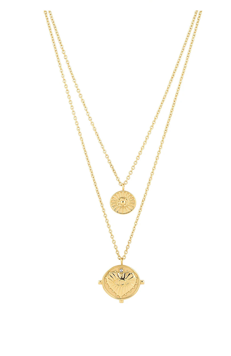 Double Royalty Coin Necklace – Mary Kathryn Design